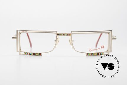 Casanova LC4 24kt Gold Plated Eyeglasses, interesting 1980's/90's vintage eyeglasses from Italy, Made for Men and Women