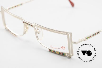 Casanova LC4 24kt Gold Plated Eyeglasses, frame design & color according to the "Belle Epoque"., Made for Men and Women