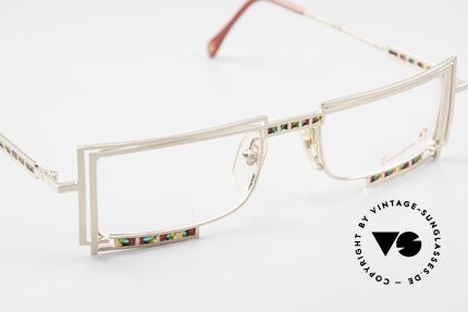 Casanova LC4 24kt Gold Plated Eyeglasses, unworn with orig. Casanova demo lens, new old stock, Made for Men and Women