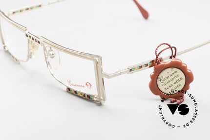 Casanova LC4 24kt Gold Plated Eyeglasses, Size: medium, Made for Men and Women
