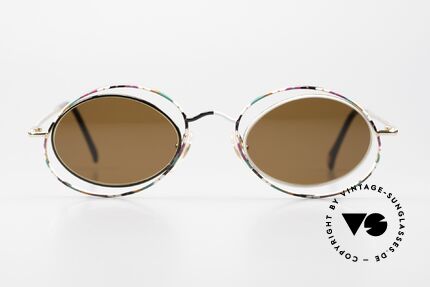 Casanova LC16 Crazy Sunglasses Multicolor, LC ="Liberty Collezione", which is Ital. "Art Nouveau", Made for Women