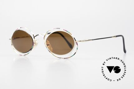 Casanova LC16 Crazy Sunglasses Multicolor, fantastic combination of color, shape & functionality, Made for Women