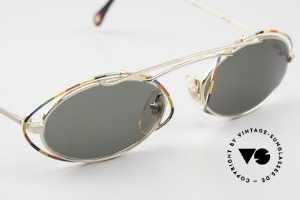 Casanova LC22 Crazy Shades Art Nouveau, unworn with green sun lenses for 100% UV protection, Made for Women
