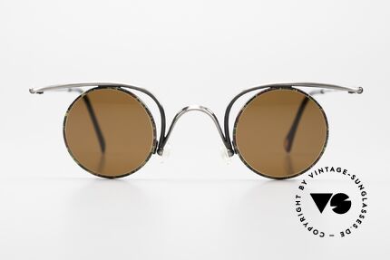 Casanova LC32 Crazy Round Shades 80s 90s, LC ="Liberty Collezione", which is Ital. "Art Nouveau", Made for Men and Women