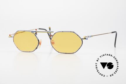 Casanova RVC5 Geometric Frame Primary Colors, Casanova sunglasses, mod. RVC5, size 48/20, col. 01, Made for Men and Women