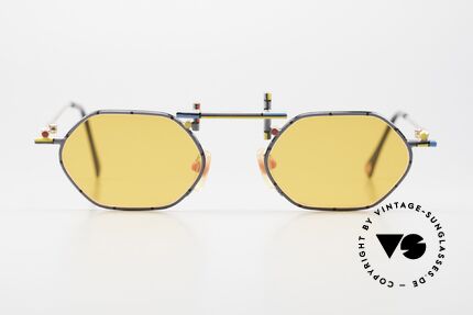 Casanova RVC5 Geometric Frame Primary Colors, RVC = "RietVeld Collezione"; was a Dutch architect, Made for Men and Women