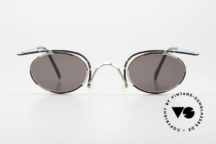 Casanova LC31 Crazy Oval Shades 80's 90's, LC ="Liberty Collezione", which is Ital. "Art Nouveau", Made for Men and Women