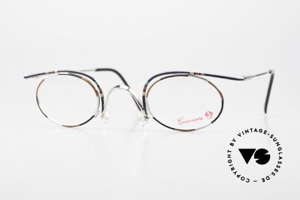 Casanova LC31 Crazy Oval Eyeglasses 90's Details