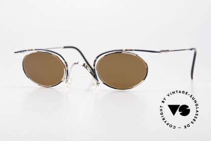 Casanova LC31 Crazy Oval 90's Sunglasses Details