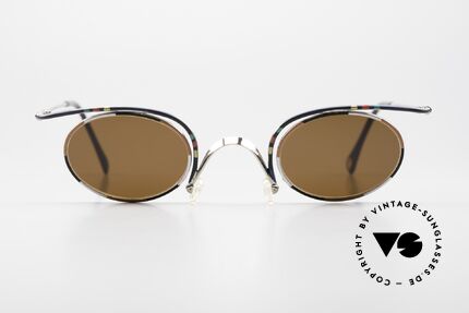 Casanova LC31 Crazy Oval 90's Sunglasses, LC ="Liberty Collezione", which is Ital. "Art Nouveau", Made for Men and Women