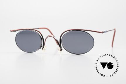 Casanova LC31 90's Sunglasses Crazy Oval Details