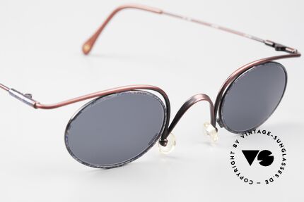 Casanova LC31 90's Sunglasses Crazy Oval, unworn with gray sun lenses (for 100% UV protection), Made for Men and Women