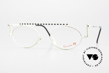 Casanova RVC4 Geometric Glasses Bauhaus, oval Casanova eyeglasses, mod. RVC4, size 48/20, col. 02, Made for Men and Women