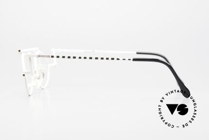 Casanova RVC4 Geometric Glasses Bauhaus, decomposition of all parts into geometric & colored forms, Made for Men and Women