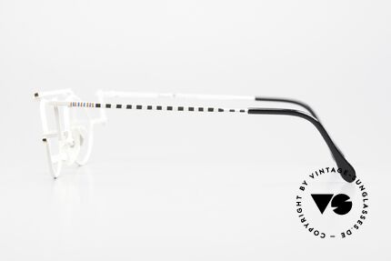 Casanova RVC4 Geometric Glasses Bauhaus, decomposition of all parts into geometric & colored forms, Made for Men and Women
