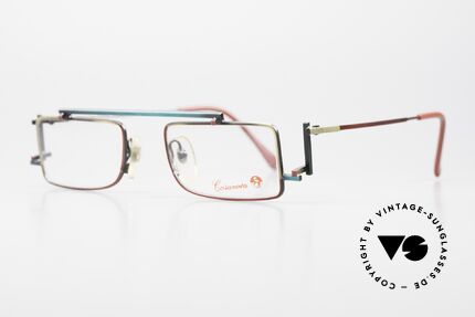 Casanova RVC3 De Stijl Architects Glasses, Rietveld belonged to the artist association "De Stijl", Made for Men and Women