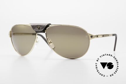 Cartier Santos Dumont Golden Eye Limited Edition, CARTIER Santos Dumont pilot sunglasses for men, Made for Men