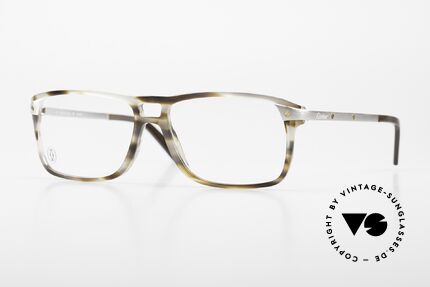 Cartier Eye Classics Men's Eyeglasses Platinum Details