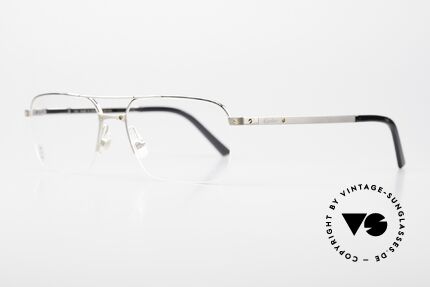Cartier Semi T-Eye Titanium Frame Semi Rimless, very distinctive frame design, top-notch quality, Made for Men