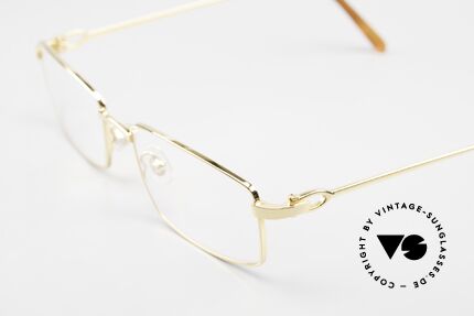 Cartier River Golden Luxury Frame Square, unworn luxury specs with original case and packing, Made for Men