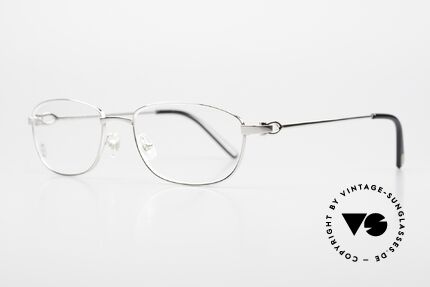 Cartier Whisper Shiny Platinum Frame Unisex, PLATINUM-PLATED metal frame (SHINY PLATINUM), Made for Men and Women