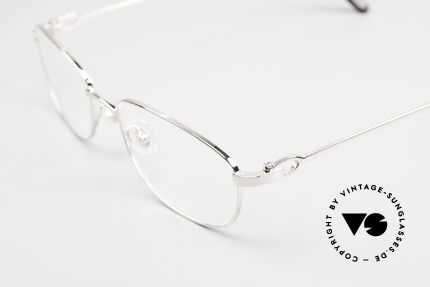 Cartier Whisper Shiny Platinum Frame Unisex, unworn luxury specs with original case and packing, Made for Men and Women
