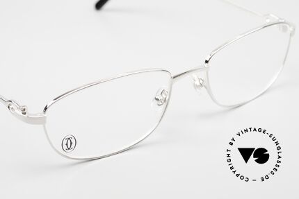 Cartier Whisper Shiny Platinum Frame Unisex, orig. catalog name: Cartier WHISPER, Ref. T8100882, Made for Men and Women