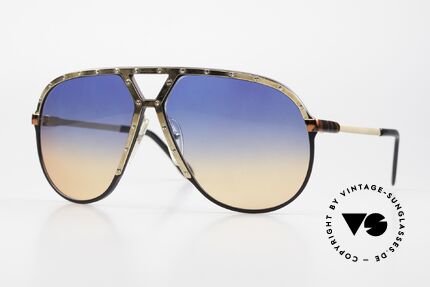 Alpina M1 Blue To Orange Gradient Lens Details