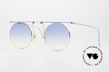 Casanova MTC 7 Art Sunglasses Italian Flag Details