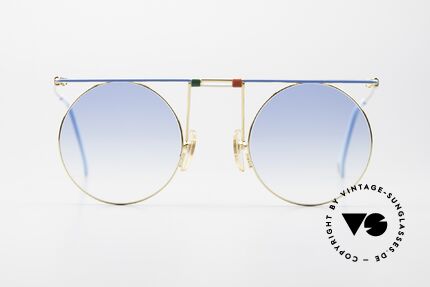 Casanova MTC 7 Art Sunglasses Italian Flag, distinctive Venetian design with technical gimmicks, Made for Men and Women