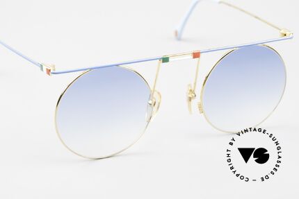 Casanova MTC 7 Art Sunglasses Italian Flag, NOS - unworn (like all our artful vintage 90's frames), Made for Men and Women