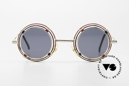 Casanova MTC 1 Round Frame 24kt Gold-Plated, distinctive Venetian design with technical gimmicks, Made for Men and Women