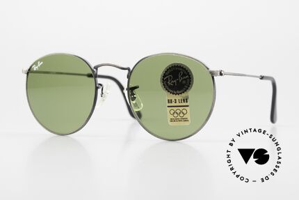 Ray Ban Round Metal 49 Round Vintage Shades USA Details