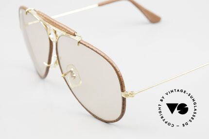 Ray Ban Shooter Leathers Changeable B&L Sun Lenses, changeable lens: darker in the sun & lighter in the shade, Made for Men