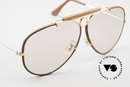 Ray Ban Shooter Leathers Changeable B&L Sun Lenses, unworn vintage shades (true collector's item, worldwide), Made for Men