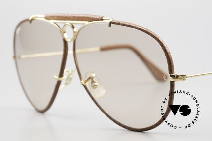 Ray Ban Shooter Leathers Changeable B&L Sun Lenses, NO RETRO sunglasses, but a rare original from the 1980s, Made for Men