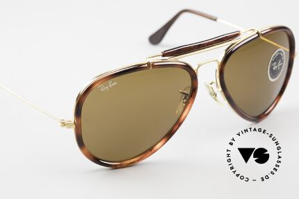 Ray Ban Traditionals Outdoorsman 80's B&L USA Aviator Shades, W0743, STYLE-G Havana/Gold Outdoorsman B15, Made for Men Ray Ban Traditionals Outdoorsman 80's B&L USA Aviator Shades, W0743, STYLE-G Havana/Gold Outdoorsman B15, Made for Men