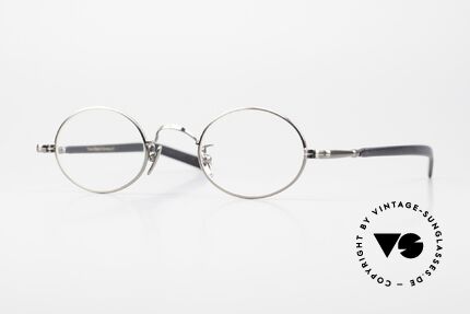 Lunor VA 100 Oval Glasses Antique Silver Details