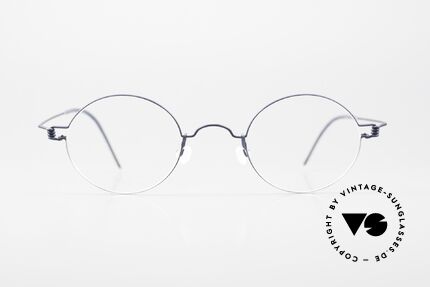 Lindberg Corona Air Titan Rim Round Titanium Frame Unisex, distinctive quality and design (award-winning frame), Made for Men and Women