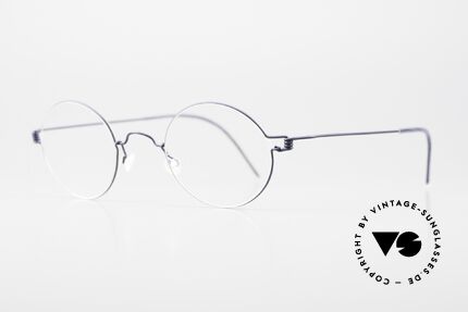 Lindberg Corona Air Titan Rim Round Titanium Frame Unisex, simply timeless, stylish & innovative: grade 'vintage', Made for Men and Women