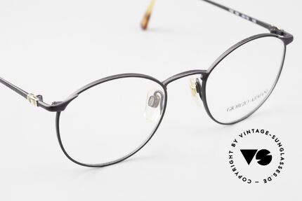Giorgio Armani 132 Rare Old 90's Panto Eyeglasses, unworn rarity (model 132, color 748, size 49/19, 135), Made for Men