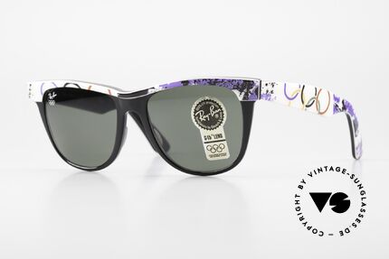 Ray Ban Wayfarer II Olympic Games 1964 Insbruck, limited Bausch&Lomb vintage Wayfarer sunglasses, Made for Men and Women