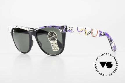 Ray Ban Wayfarer II Olympic Games 1964 Insbruck, B&L quality mineral lenses (for 100% UV-protection), Made for Men and Women