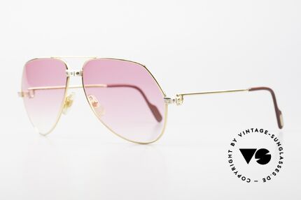 Cartier Vendome Santos - L Pink Gradient For Bond Girls, Santos Decor (with 3 screws) in LARGE size 62-14, 140, Made for Men and Women