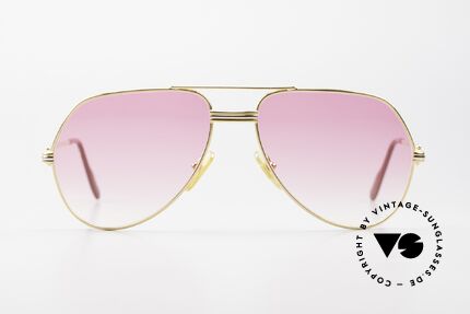 Cartier Vendome LC - M The Pink 80s Luxury Glasses, mod. "Vendome" was launched in 1983 & made till 1997, Made for Men and Women