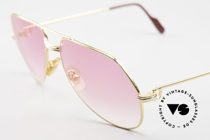 Cartier Vendome LC - M The Pink 80s Luxury Glasses, sun lenses in pink gradient to see everything in pink ;-), Made for Men and Women