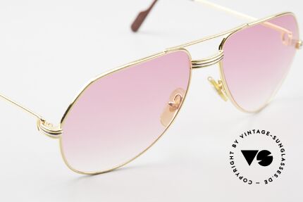 Cartier Vendome LC - M The Pink 80s Luxury Glasses, 2nd hand model, but in mint condition + CHANEL case!, Made for Men and Women