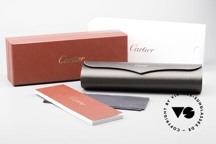 Cartier Santos De Cartier Titanium Specs Semi Rimless, Size: large, Made for Men