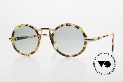 Cazal 644 90's Sunglasses Round Unisex, vintage Cazal sunglasses from the early 1990's, Made for Men and Women
