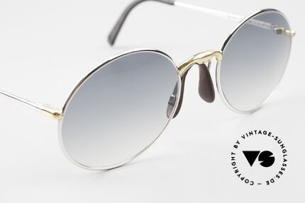 Porsche 5658 - S Round 90's Glasses Bicolor, NO RETRO fashion, but a rare old original from 1992, Made for Men and Women